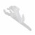 Simple Living Solutions 25 ct Ladderless Christmas Light Clips - White Perspective: front