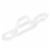 Simple Living Solutions Universal Gutter Shingle Clips - White Perspective: front