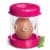 Negg Boiled Egg Peeler -FUCHSIA Perspective: front