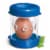 Negg Boiled Egg Peeler - BLUE Perspective: front