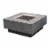 Elementi Manhattan 36 Concrete Outdoor 45,000 BTU Natural Gas Fire Pit Table Perspective: front