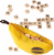 Bananagrams Crossword Tile Game - Yellow Perspective: front