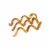 JoJo Modern Pets 5 Inch-7 Inch Beef Curly Bully Stick - All Natural Dog Treats Perspective: front