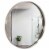 Hamilton Hills 24  Silver Round Mirror | Brushed Metal Framed Classic Design Perspective: front