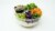 Yummi Sushi Salmon White Rice Japanese Dressing Poke Bowl Perspective: front
