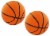 Botabee 5.9  Diameter Swimming Pool Water Mini Basketball 2 Pack Perspective: front