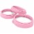 Botabee Baby Bottle Collar Rings Pink | Compatible with Comotomo Perspective: front