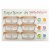Sage Spoonfuls Tough Glass Tubs 4oz Borosilicate Glass Baby Food Jars - 6-Pack Perspective: front
