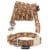 Touchdog Caliber Designer Embroidered Fashion Pet Dog Leash And Collar Combination Perspective: front