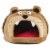 Pet Life Roar Bear Snuggle Plush Polar Fleece Pet Bed Perspective: front