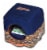 Touchdog 70s Vintage-Tribal Throwback Convertible Squared 2-in-1 Collapsible Dog House Bed Perspective: front