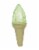 Pet Life Ice Cream Cone Cooling Water Fillable And Freezable Dog Chew And Teether Toy Perspective: front