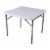 Plastic Development 844FIH Steel Frame Foldable 34-inch Vinyl Card Table, White Perspective: front