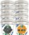 Palouse Brand Green Split Peas, 4 LBS Kraft Re-Sealable Bag Perspective: front