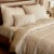 BedVoyage Melange Viscose from Bamboo Cotton Duvet Cover, Queen - Sand Perspective: front