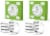Year of Plenty Fermentation Weights | 8-Pack | for Wide Mouth Mason Jars Perspective: front