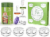 Fermentation Kit - Includes 4 NonSlip Grip Fermentation Weights & 4 Clear Fermenting Lids Perspective: front