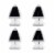 Gothic Solar Post Cap Light - White 4PK Perspective: front