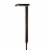 Contemporary Square Solar Path Light with 3 Ground Stake Mounting Options Perspective: front