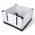 EZwhelp EZclassic 28 x28 Puppy Dog Whelping Box Playpen w/Rails & Liner, Black Perspective: front