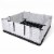 EZwhelp EZclassic 48 x48 Puppy Dog Whelping Box Playpen w/Rails & Liner, Black Perspective: front