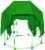 Funphix Glow in the Dark Fort Building Kit with Sheet - Blue/Green Perspective: front
