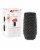 The Amaranth Vase - 7.5  Smarter Vase for Floral Care in Black Perspective: front