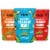 Crunchy Roasted Edamame (Variety) - Healthy Snacks, Keto Protein Gluten-Free & Vegan (3 Pk) Perspective: front