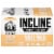 Incline Cider Company White Peach Hard Cider Cans Perspective: front