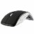 SANOXY 2.4GHz Wireless Folding Foldable Arc Optical Mouse w/USB Receiver for laptop, PC Perspective: front