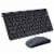 Mini Wireless Keyboard And Mouse Set Waterproof 2.4G Compatible with Mac Apple PC Computer Perspective: front