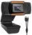 SANOXY 1280 x 720P USB Webcam with 3.5mm audio Y cable and Sound Card, supports ZOOM, Teams, Perspective: front