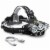 250000LM 5X T6 LED Headlamp Rechargeable Head Light Flashlight Torch Lamp Perspective: front