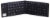 SANOXY Foldable Wireless Keyboard with Cell Phone Stand (Black) Perspective: front