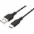 SANOXY USB Type-C to USB-A 2.0 Male Charger Cable, 3 Feet, Black Perspective: front