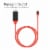 USB-C Type C to HDMI HDTV TV Cable Adapter compatible with Samsung Galaxy S10 Note 9 MacBook Perspective: front