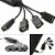 4 Port USB 2.0 High Speed Hub Octopus Splitter 480 Mbps for PC Laptop Notebook Perspective: front