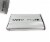 SANOXY USB External 2.5-Inch HDD SATA Enclosure Case (SILVER) Perspective: front