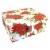 Christmas Xlrg Magnetic Closure Box.. Rigid Christmas Decor Gift 1840Flower Perspective: front