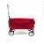Seina Steel Compact Collapsible Folding Outdoor Portable Utility Cart - Red Perspective: front