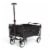 Seina Heavy Duty Compact Collapsible Outdoor Garden Camping Utility Wagon - Black Perspective: front