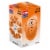 Geomag Kor Egg - Orange - 55 Piece Creative Magnet Playset Perspective: front