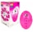 Geomag Kor Egg - Pink - 55 Piece Creative Magnet Playset Perspective: front