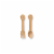 Bamboo Kid's Fork & Spoon (18M+) Perspective: front