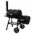 Dyna-Glo Signature Series Barrel Charcoal Grill with Side Firebox Perspective: front
