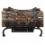 Pleasant Hearth Electric Crackling Log with Grate Perspective: front