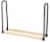 Pleasant Hearth Adjustable Log Rack -  Black Perspective: front