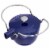 Staub Cast Iron 1-qt Round Tea Kettle - Dark Blue Perspective: front