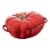 Staub Ceramic 16-oz Petite Tomato Cocotte - Cherry Perspective: front