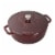 Staub Cast Iron 3.75-qt Essential French Oven Rooster - Grenadine Perspective: front